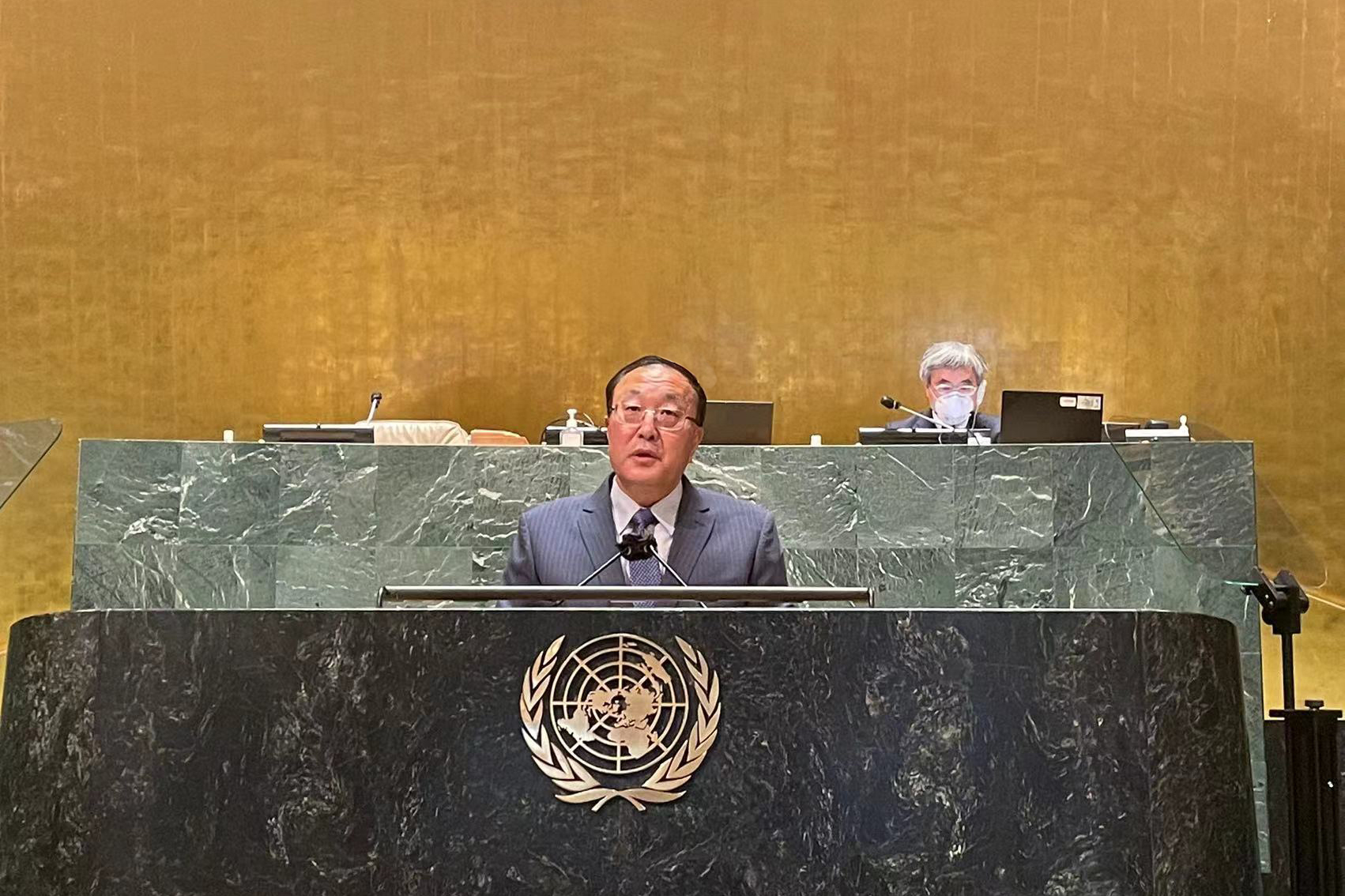 Заява Постпред КНР в ООН Чжан Цзюня на екстреному засіданні Ради Безпеки з українського питання