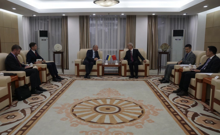 Посол Павло Рябікін відвідав Китайський інститут сучасних міжнародних відносин